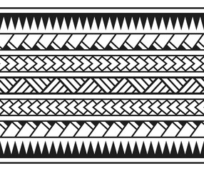 Polynesian Maori tribal seamless pattern. Background for fabric, wallpaper, card template, wrapping paper, carpet, textile, cover. ethnic tattoo style pattern