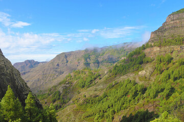 Obraz premium Barranco de Benchijigua, La Gomera