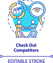 Creating websites app screen Icon vector