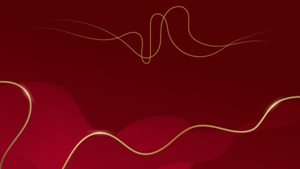 abstract vector luxury red and gold background modern creative concept