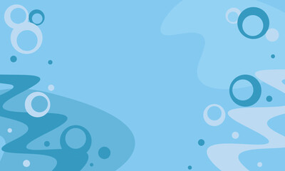 abstract blue background with bubbles