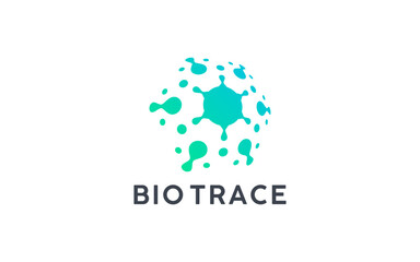 bio science logo design templates