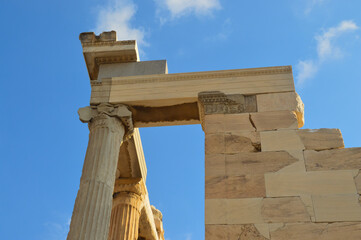 Fototapeta na wymiar Erechtheon, Acropolis of Athens, Greece