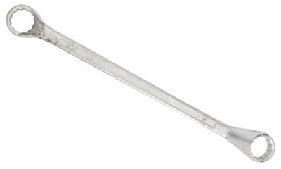 Old box wrenches isolated