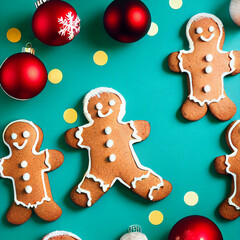 Obraz na płótnie Canvas Gingerbread Man for Christmas