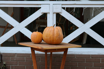 pumpkin on the table