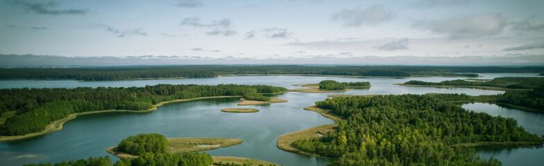 Fototapeta Jezioro i wyspy obraz