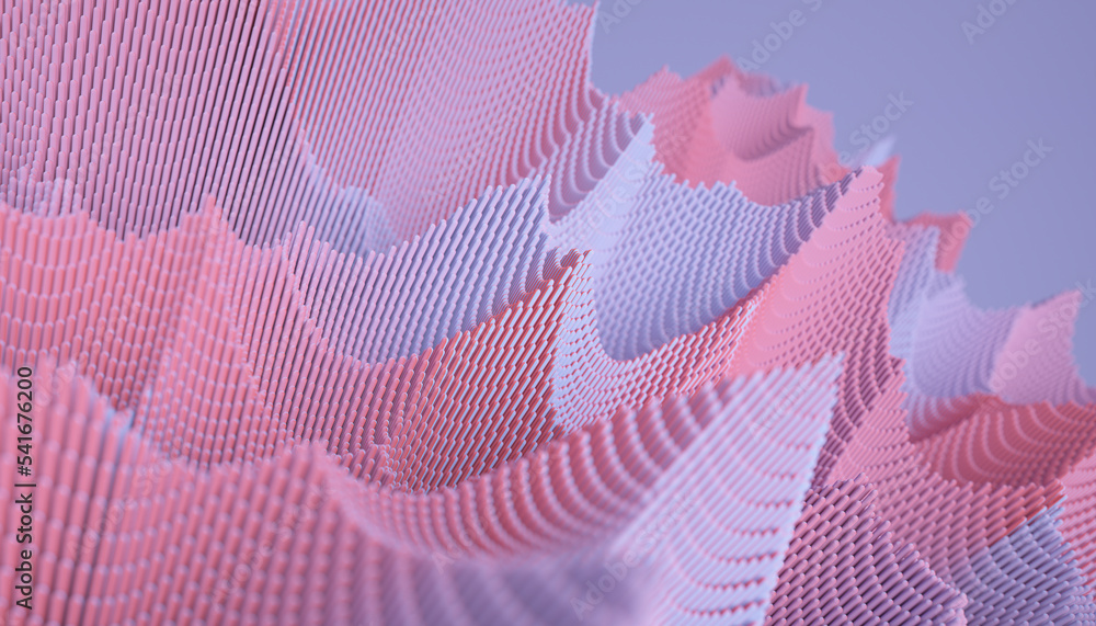 Poster abstract futuristic shape. 3d rendering background.