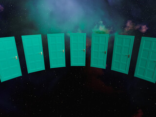 Door Array In Space