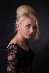 Fototapeta premium Young woman with styled hair