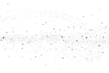 Light silver glitter confetti background. White festive texture.