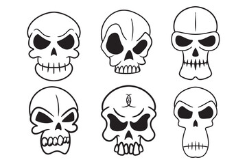 set of skull collection