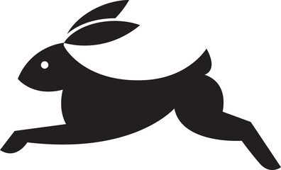 rabbit icon flatdesign