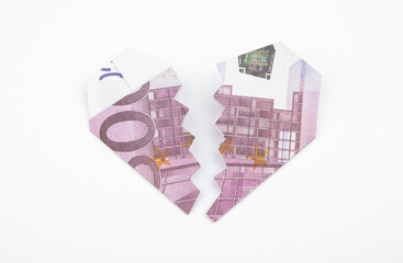 image of money banknote white background 