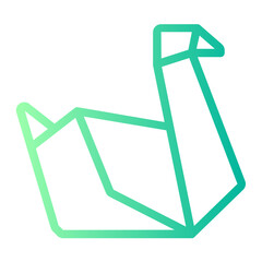 Fototapeta premium Line Flaticon gradient icon