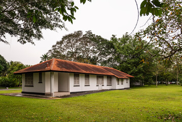 Abandoned Old colonial bungalow at Seletar Aerospace Park