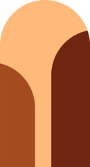 Minimalist Bohemian Element Vector