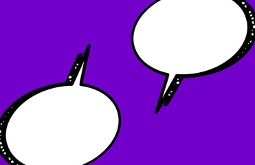 ラインとトーンを使った吹き出し背景３