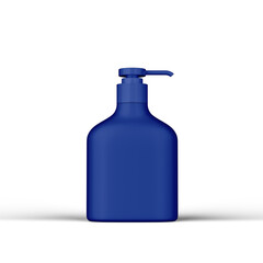 Shampoo Plastic Bottle 3D Rendering