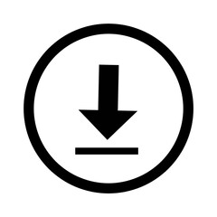 Download arrow circle icon