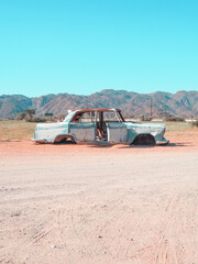 Desert Burnt Out Car