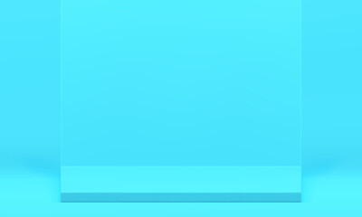 Fototapeta premium Blue 3d podium award arena champion celebration promo studio background realistic vector