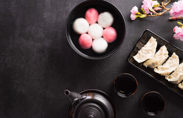 Tang Yuan(sweet dumplings balls), a traditional cuisine for Mid-autumn, Dongzhi (winter solstice )...