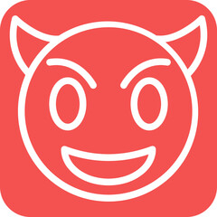 Devil Icon Style