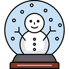 Snow Globe Which Can Easily Modify Or Edit
