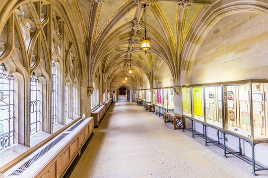 Interior Of Yale University Library