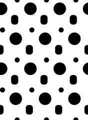 Simple geometric shapes - circles, rectangles, triangles, stencil style
