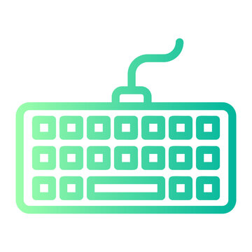 keyboard gradient icon