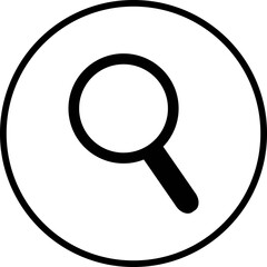 png search web icon button isolated.	