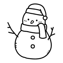 Christmas woodland animal head 