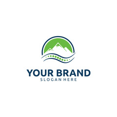 SPINE MEDICAL CHIROPRACTIC AND MOUNT LOGO DESIGN