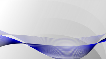 Abstract wavy stripes on a white background isolated.