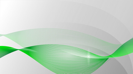 Abstract wavy stripes on a white background isolated.