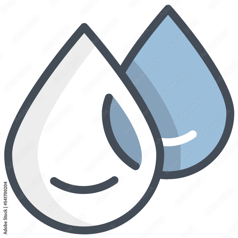 Wall mural Drinking water icon vector set. Tap water with glass, bottle and clean water sign symbol illustration. - Wall murals