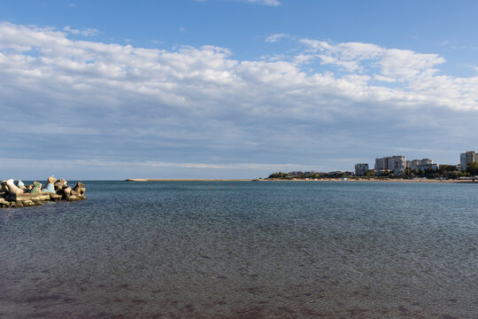 Landscape photo of the black sea