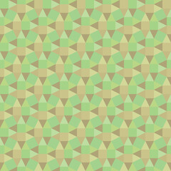 Obraz premium Exquisite allover seamless geometric pattern. Overlapping elliptical, triangle and square shapes. Traditional art of tessellation