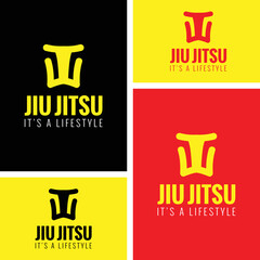 Jiu Jitsu Logo, Sign, Symbol for Jiu Jitsu, Jiu Jitsu Academy logo
