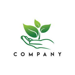 Nature Caring Logo, Healthy eco food, ecology, spa, business, diet , yoga, Environment day vector logo