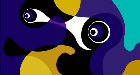 Vector colorful fluid and liquid abstract background for banner