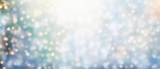 Obraz na płótnie Canvas White Blurry Sparkling Bubbles Bokeh Concept Celebration Background, Digital Artwork, Concept Art