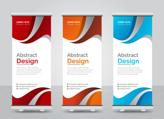 Corporate Rollup Standee Banner Design Template