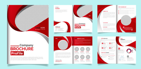 Corporate Brochure 8 page design