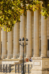 paysage urbain de la ville de Lyon en automne
