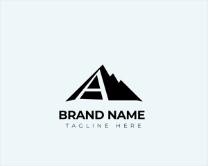 Initial letter A logo vector design template unique, abstract 