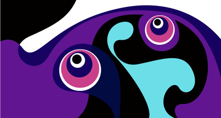 Vector colorful fluid and liquid abstract background for banner