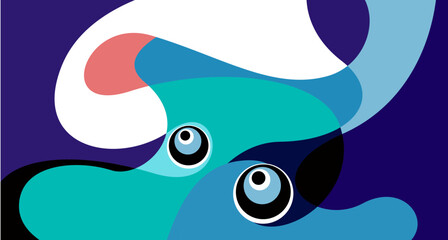 Vector colorful fluid and liquid abstract background for banner